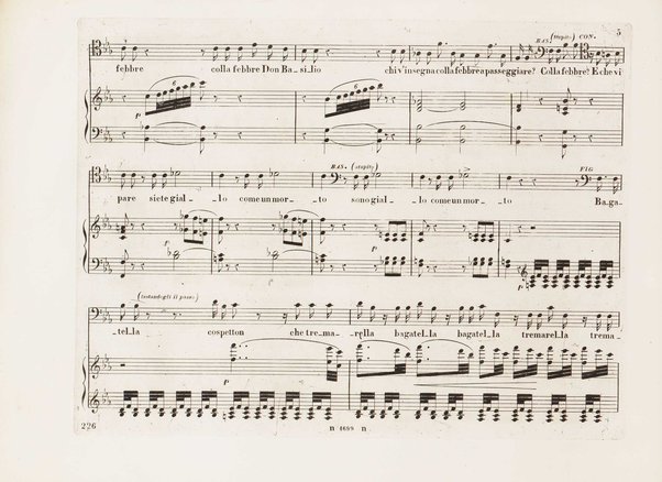 Il barbiere di Siviglia : melodramma giocoso di Cesare Sterbini / posto in musica dal cav.e Gioachino Rossini