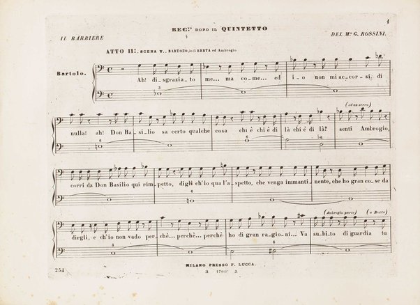 Il barbiere di Siviglia : melodramma giocoso di Cesare Sterbini / posto in musica dal cav.e Gioachino Rossini