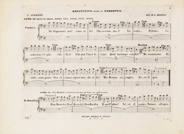 Il barbiere di Siviglia : melodramma giocoso di Cesare Sterbini / posto in musica dal cav.e Gioachino Rossini