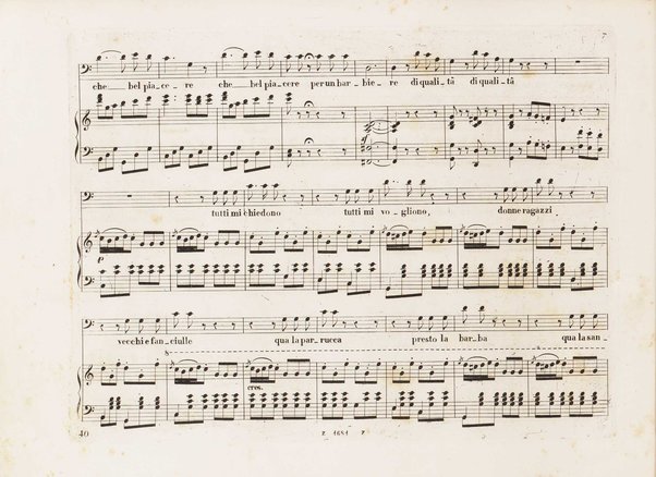 Il barbiere di Siviglia : melodramma giocoso di Cesare Sterbini / posto in musica dal cav.e Gioachino Rossini
