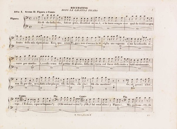 Il barbiere di Siviglia : melodramma giocoso di Cesare Sterbini / posto in musica dal cav.e Gioachino Rossini