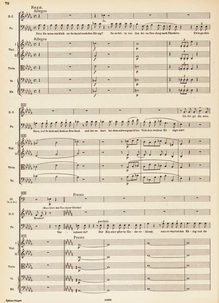 Don Carlos : Oper in einem Vorspiel und vier Akten / G. Verdi ; für die deutsche Bühne neu bearbeitet von Julius Kapp und Kurt Soldan ; herausgegeben von Kurt Soldan