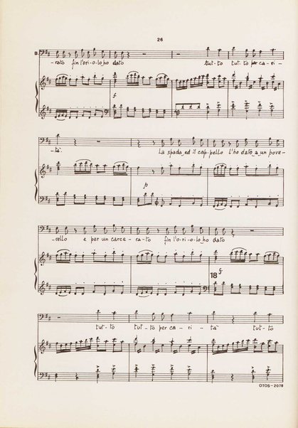 Il giocatore : (Firenze 1775) : intermezzo in tre parti / Luigi Cherubini ; revisione di Bruno Rigacci