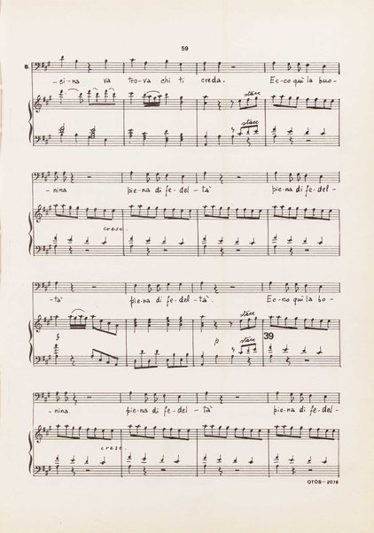 Il giocatore : (Firenze 1775) : intermezzo in tre parti / Luigi Cherubini ; revisione di Bruno Rigacci