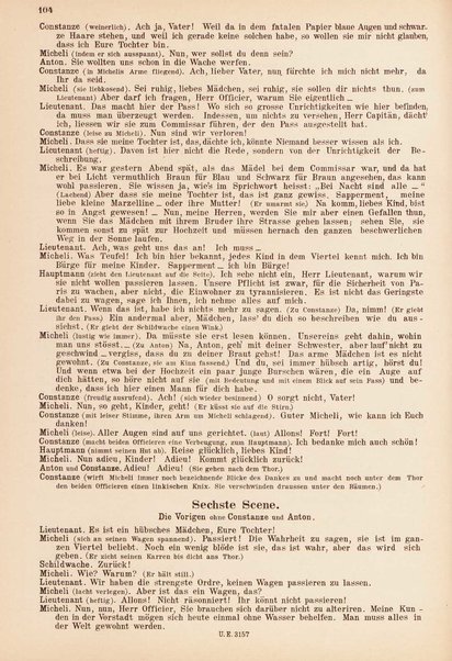 Der Wasserträger : Oper in drei Acten / Text von Jean Nicolas Bouilly ; Deutsche Uebersetzung von Heinr. Gottlieb Schmieder ; Musik von Luigi Cherubini ; Nach der Partitur berichtigt und neu bearbeitet von Richard Kleinmichel