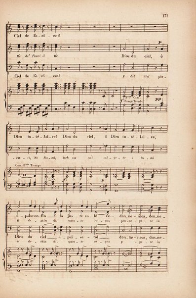 Sémiramis : opéra en quatre actes / de G. Rossini ; avec illustrations, points d'orgue, texte italien et traduction francaise de Méry