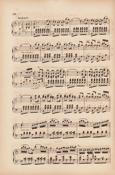 Sémiramis : opéra en quatre actes / de G. Rossini ; avec illustrations, points d'orgue, texte italien et traduction francaise de Méry
