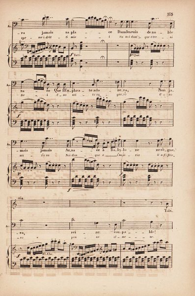 Sémiramis : opéra en quatre actes / de G. Rossini ; avec illustrations, points d'orgue, texte italien et traduction francaise de Méry