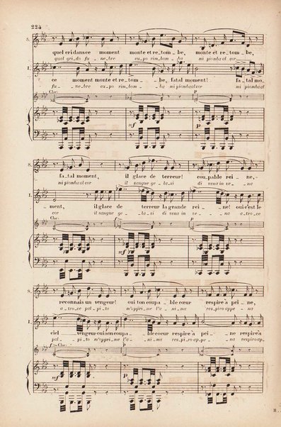 Sémiramis : opéra en quatre actes / de G. Rossini ; avec illustrations, points d'orgue, texte italien et traduction francaise de Méry