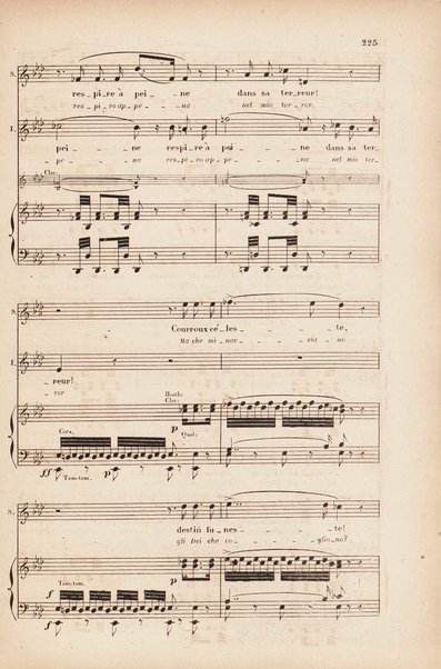 Sémiramis : opéra en quatre actes / de G. Rossini ; avec illustrations, points d'orgue, texte italien et traduction francaise de Méry