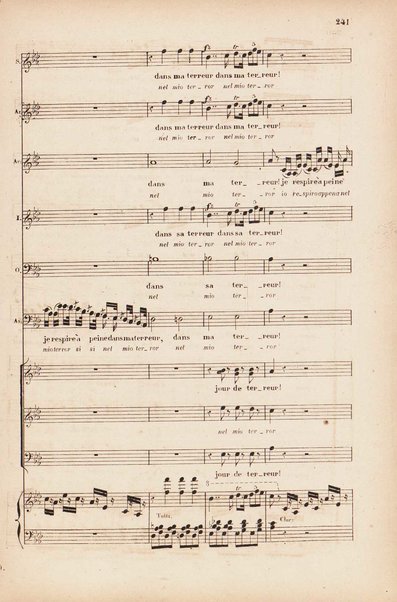 Sémiramis : opéra en quatre actes / de G. Rossini ; avec illustrations, points d'orgue, texte italien et traduction francaise de Méry