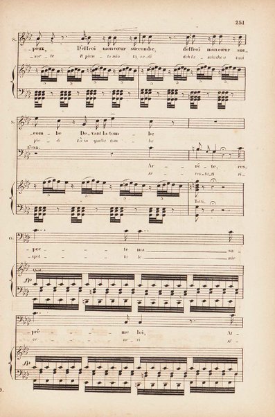 Sémiramis : opéra en quatre actes / de G. Rossini ; avec illustrations, points d'orgue, texte italien et traduction francaise de Méry