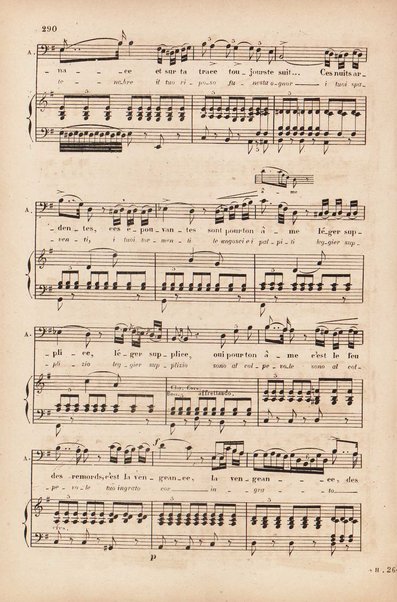 Sémiramis : opéra en quatre actes / de G. Rossini ; avec illustrations, points d'orgue, texte italien et traduction francaise de Méry