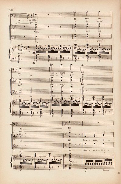 Sémiramis : opéra en quatre actes / de G. Rossini ; avec illustrations, points d'orgue, texte italien et traduction francaise de Méry