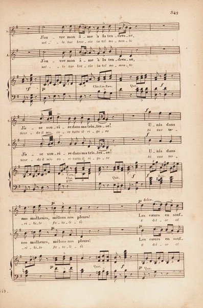 Sémiramis : opéra en quatre actes / de G. Rossini ; avec illustrations, points d'orgue, texte italien et traduction francaise de Méry