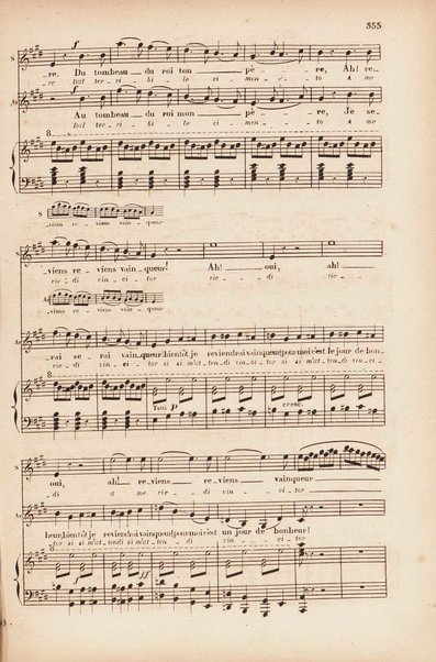 Sémiramis : opéra en quatre actes / de G. Rossini ; avec illustrations, points d'orgue, texte italien et traduction francaise de Méry