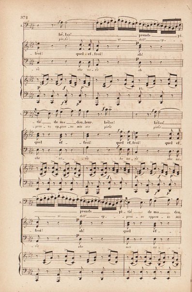 Sémiramis : opéra en quatre actes / de G. Rossini ; avec illustrations, points d'orgue, texte italien et traduction francaise de Méry