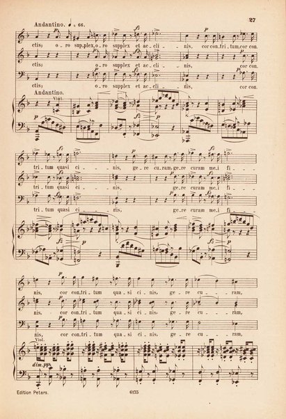 Requiem für Männerstimmen / von L. Cherubini