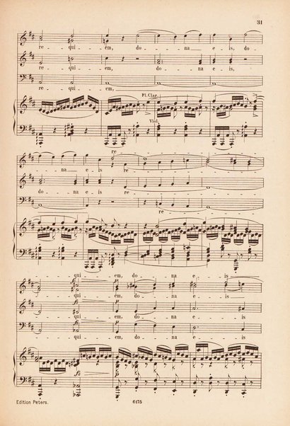 Requiem für Männerstimmen / von L. Cherubini