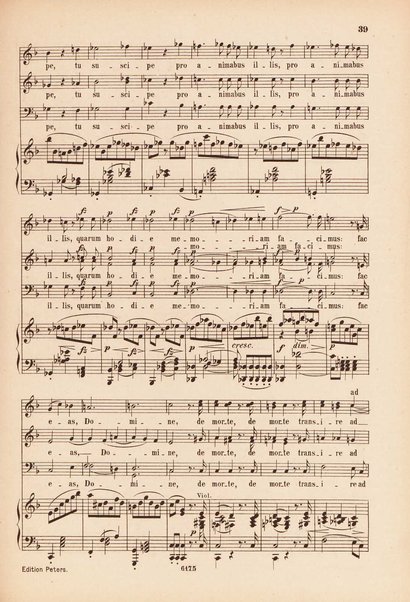 Requiem für Männerstimmen / von L. Cherubini