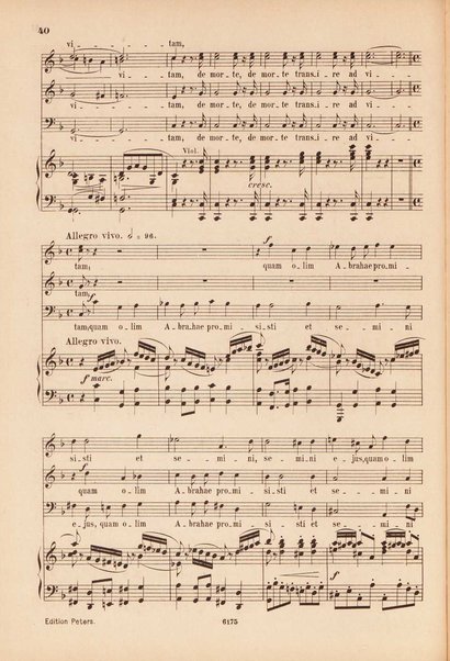 Requiem für Männerstimmen / von L. Cherubini