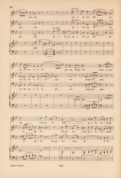 Requiem für Männerstimmen / von L. Cherubini