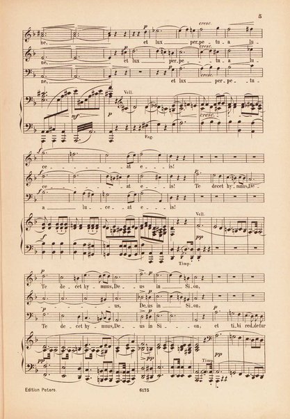 Requiem für Männerstimmen / von L. Cherubini