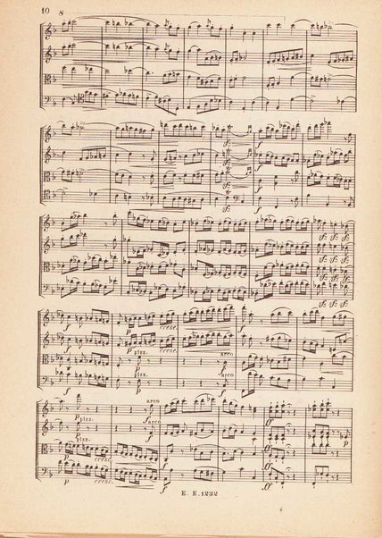 Quartett no. 5 F-dur für 2 Violinen, Viola und Violoncell : op. posth. / von L. Cherubini