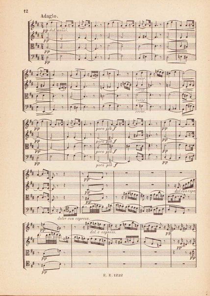 Quartett no. 5 F-dur für 2 Violinen, Viola und Violoncell : op. posth. / von L. Cherubini