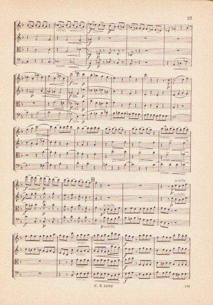 Quartett no. 5 F-dur für 2 Violinen, Viola und Violoncell : op. posth. / von L. Cherubini