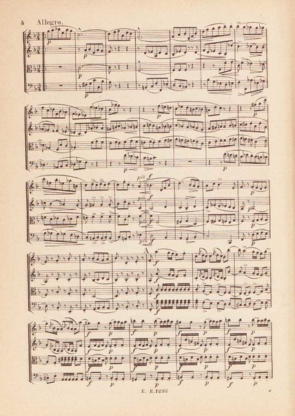 Quartett no. 5 F-dur für 2 Violinen, Viola und Violoncell : op. posth. / von L. Cherubini