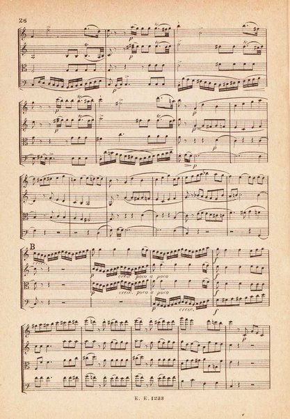 Quartett no. 6 A-moll für 2 Violinen, Viola und Violoncell : op. posth. / von L. Cherubini