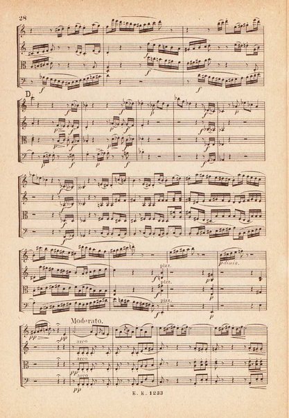 Quartett no. 6 A-moll für 2 Violinen, Viola und Violoncell : op. posth. / von L. Cherubini