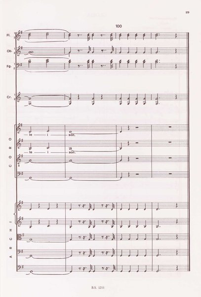 Messa solenne in sol maggiore : per l'incoronazione di Luigi 18. / Luigi Cherubini ; a cura di Giovanni Carli Ballola