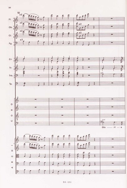 Messa solenne in sol maggiore : per l'incoronazione di Luigi 18. / Luigi Cherubini ; a cura di Giovanni Carli Ballola