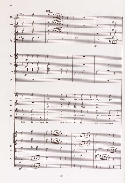 Messa solenne in sol maggiore : per l'incoronazione di Luigi 18. / Luigi Cherubini ; a cura di Giovanni Carli Ballola