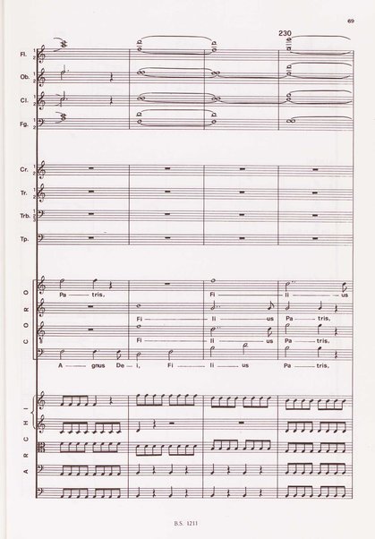 Messa solenne in sol maggiore : per l'incoronazione di Luigi 18. / Luigi Cherubini ; a cura di Giovanni Carli Ballola