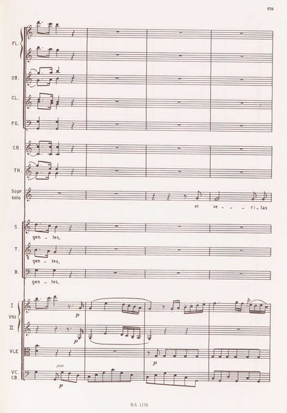 Messa solenne in do maggiore : per soli, coro ed orchestra / Luigi Cherubini ; a cura di Giovanni Carli Ballola