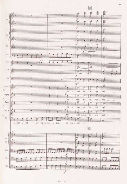 Messa solenne in do maggiore : per soli, coro ed orchestra / Luigi Cherubini ; a cura di Giovanni Carli Ballola