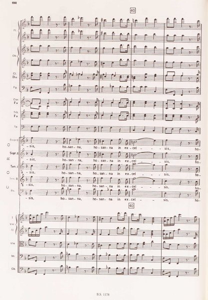 Messa solenne in do maggiore : per soli, coro ed orchestra / Luigi Cherubini ; a cura di Giovanni Carli Ballola