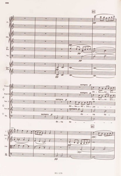 Messa solenne in do maggiore : per soli, coro ed orchestra / Luigi Cherubini ; a cura di Giovanni Carli Ballola