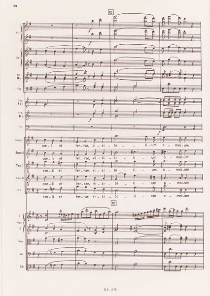 Messa solenne in do maggiore : per soli, coro ed orchestra / Luigi Cherubini ; a cura di Giovanni Carli Ballola