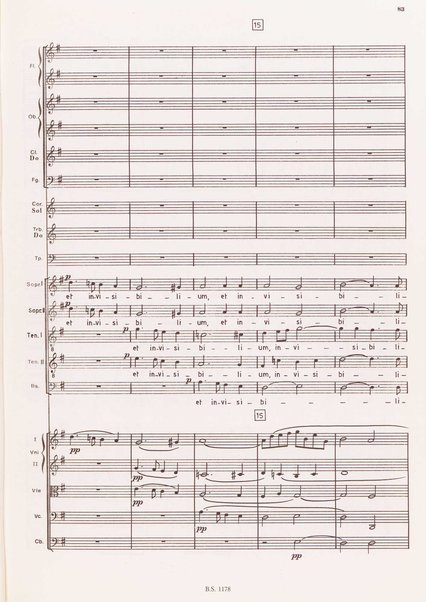 Messa solenne in do maggiore : per soli, coro ed orchestra / Luigi Cherubini ; a cura di Giovanni Carli Ballola