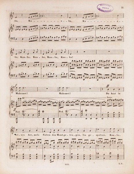 Ludwig van Beethovenʼs: Die Ruinen von Athen : nach dem melodramatischen Festspiel von Kotzebue / mit abgeändertem und verbindendem Text °...! eingerichtet von Robert Heller ; Clavierauszug arrangirt von Fr. W. Grund