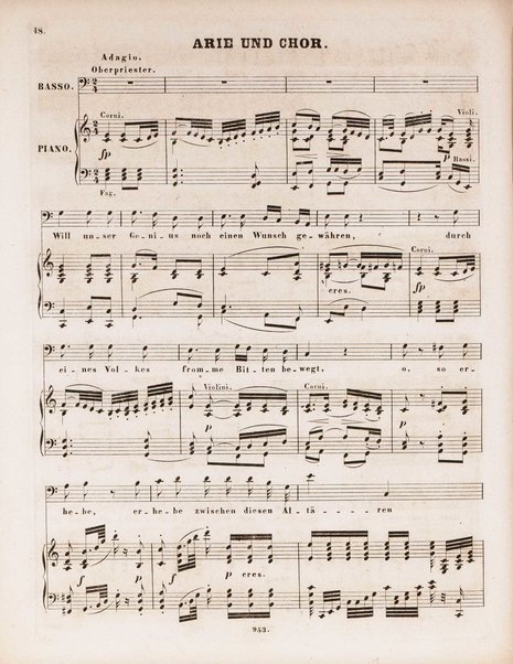 Ludwig van Beethovenʼs: Die Ruinen von Athen : nach dem melodramatischen Festspiel von Kotzebue / mit abgeändertem und verbindendem Text °...! eingerichtet von Robert Heller ; Clavierauszug arrangirt von Fr. W. Grund