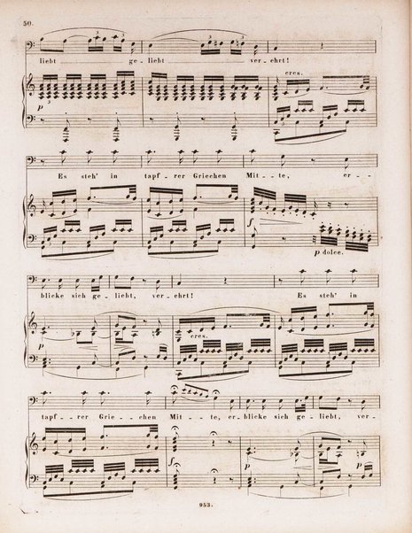 Ludwig van Beethovenʼs: Die Ruinen von Athen : nach dem melodramatischen Festspiel von Kotzebue / mit abgeändertem und verbindendem Text °...! eingerichtet von Robert Heller ; Clavierauszug arrangirt von Fr. W. Grund