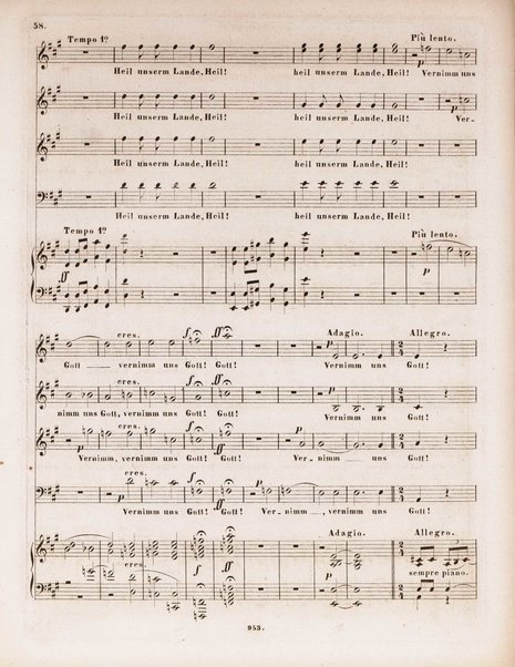 Ludwig van Beethovenʼs: Die Ruinen von Athen : nach dem melodramatischen Festspiel von Kotzebue / mit abgeändertem und verbindendem Text °...! eingerichtet von Robert Heller ; Clavierauszug arrangirt von Fr. W. Grund