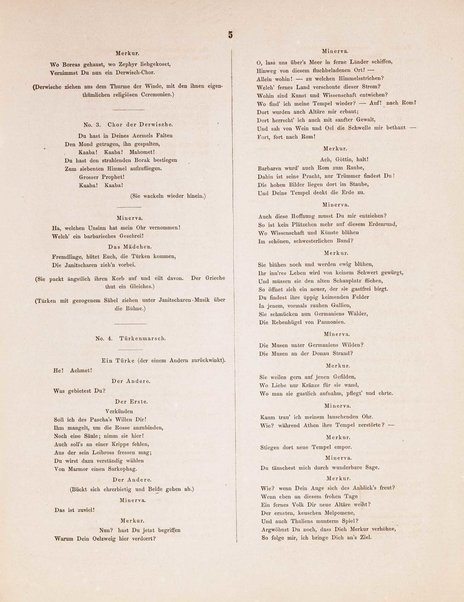 Ludwig van Beethovenʼs: Die Ruinen von Athen : nach dem melodramatischen Festspiel von Kotzebue / mit abgeändertem und verbindendem Text °...! eingerichtet von Robert Heller ; Clavierauszug arrangirt von Fr. W. Grund