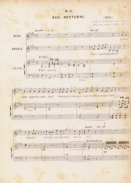 Béatrice & Bénédict : opéra en deux actes, imité de Shakespeare / paroles et musique de Hector Berlioz