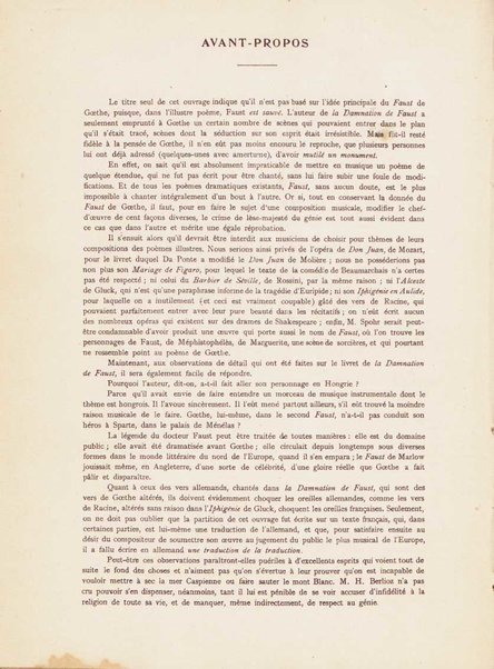 La damnation de Faust : légende dramatique / Hector Berlioz